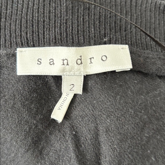 Sandro black sweater 2 - Picture 6 of 8